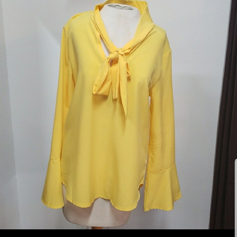 Yellow blouse