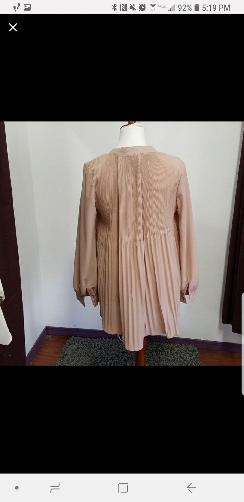 Cream blouse