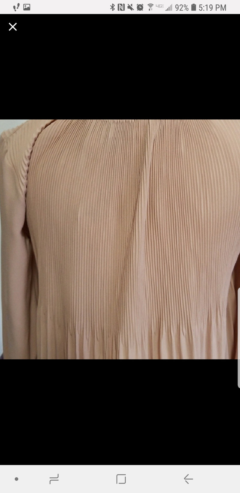 Cream blouse